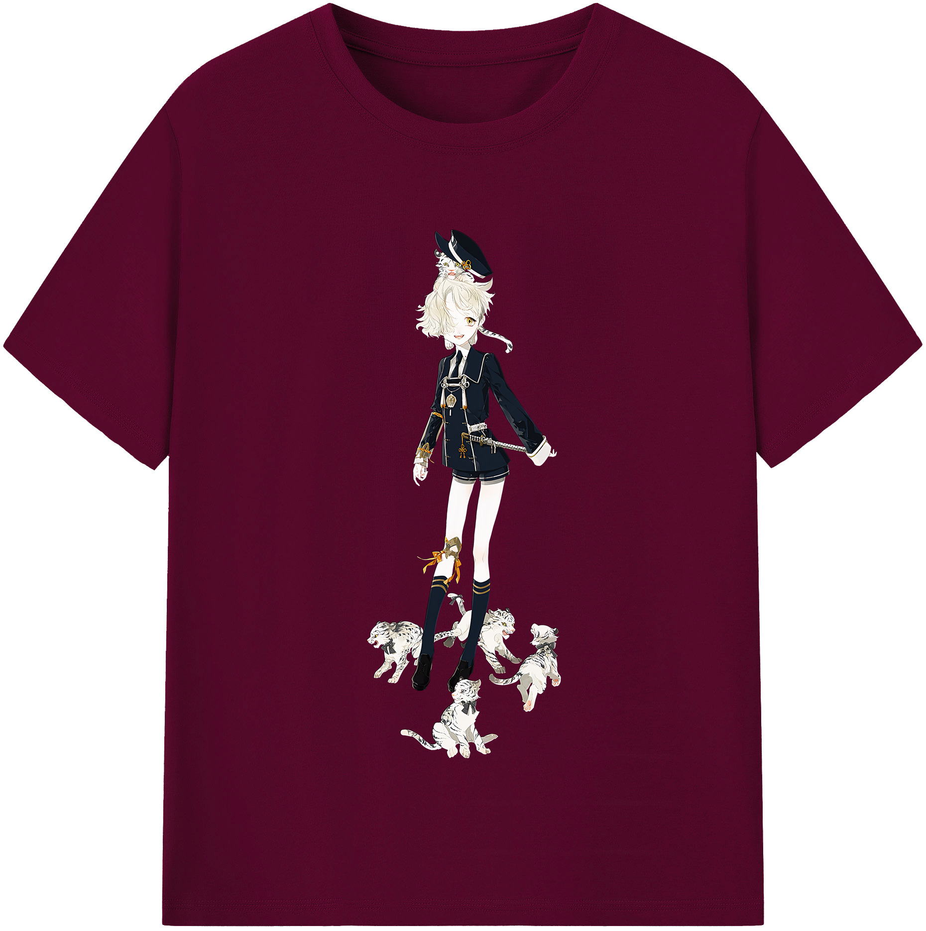 （画像用） 刀剣乱舞 Touken Ranbu レディースカジュアルプリントTシャツ（綿100％）